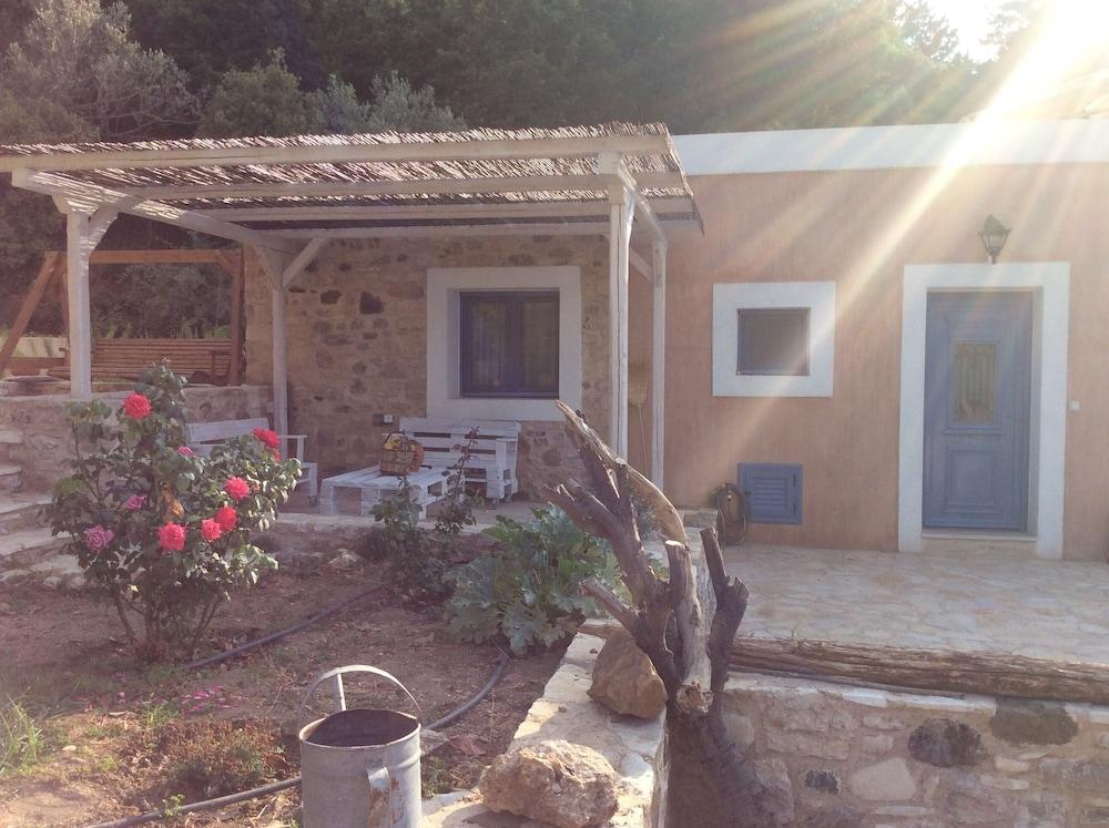 Chaihoutes Stone House Into Olive Farm in Zia