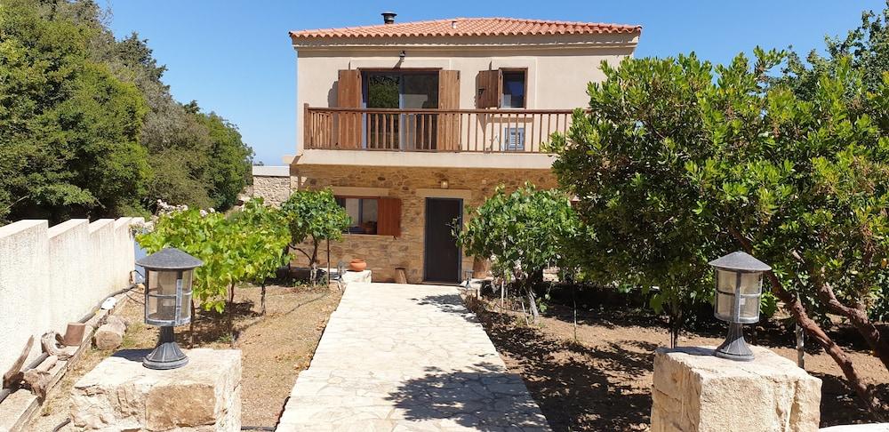 Chaihoutes Stone Villa Into Olive Farm in Zia