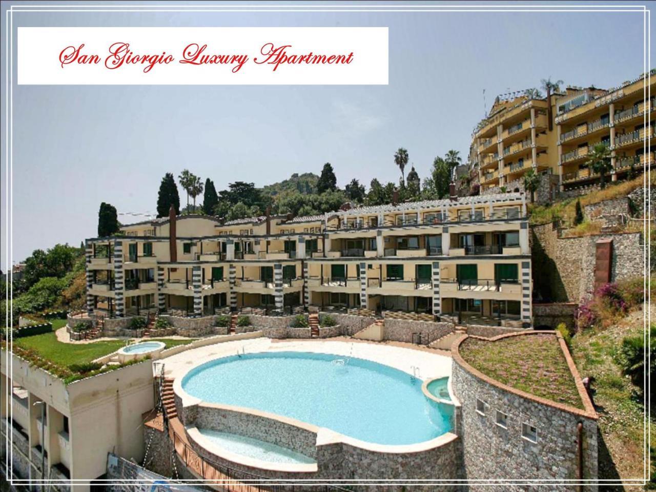 San Giorgio Luxury Apartment Taormina-Panoramic Pool & Parking Space 2
