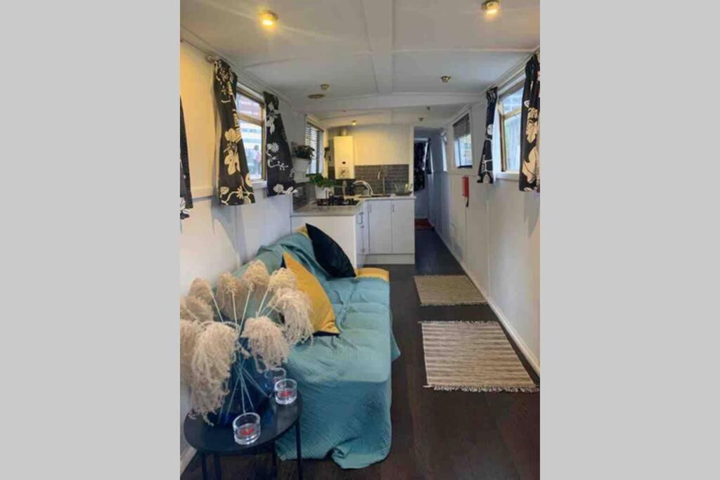 Narrowboat Moored in London 1