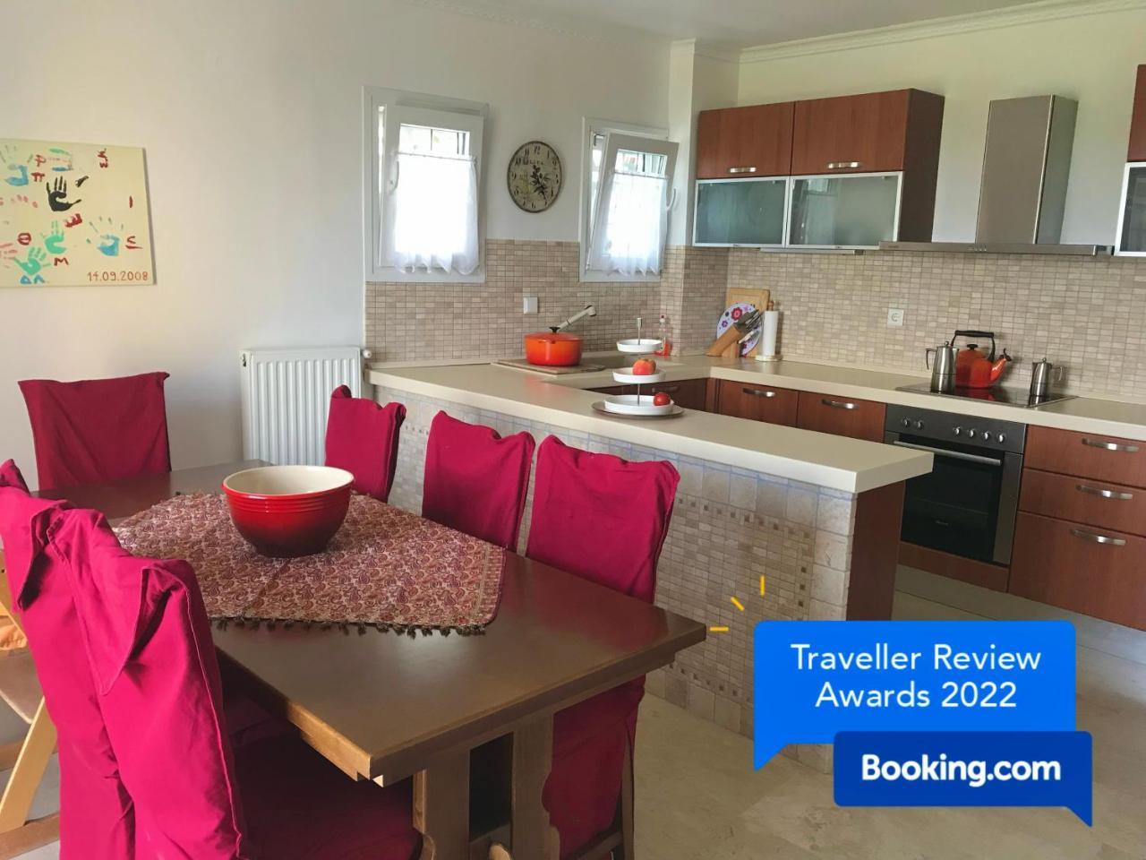 Schones Familienappartement in Pelekas, Corfu Mit Meerblick