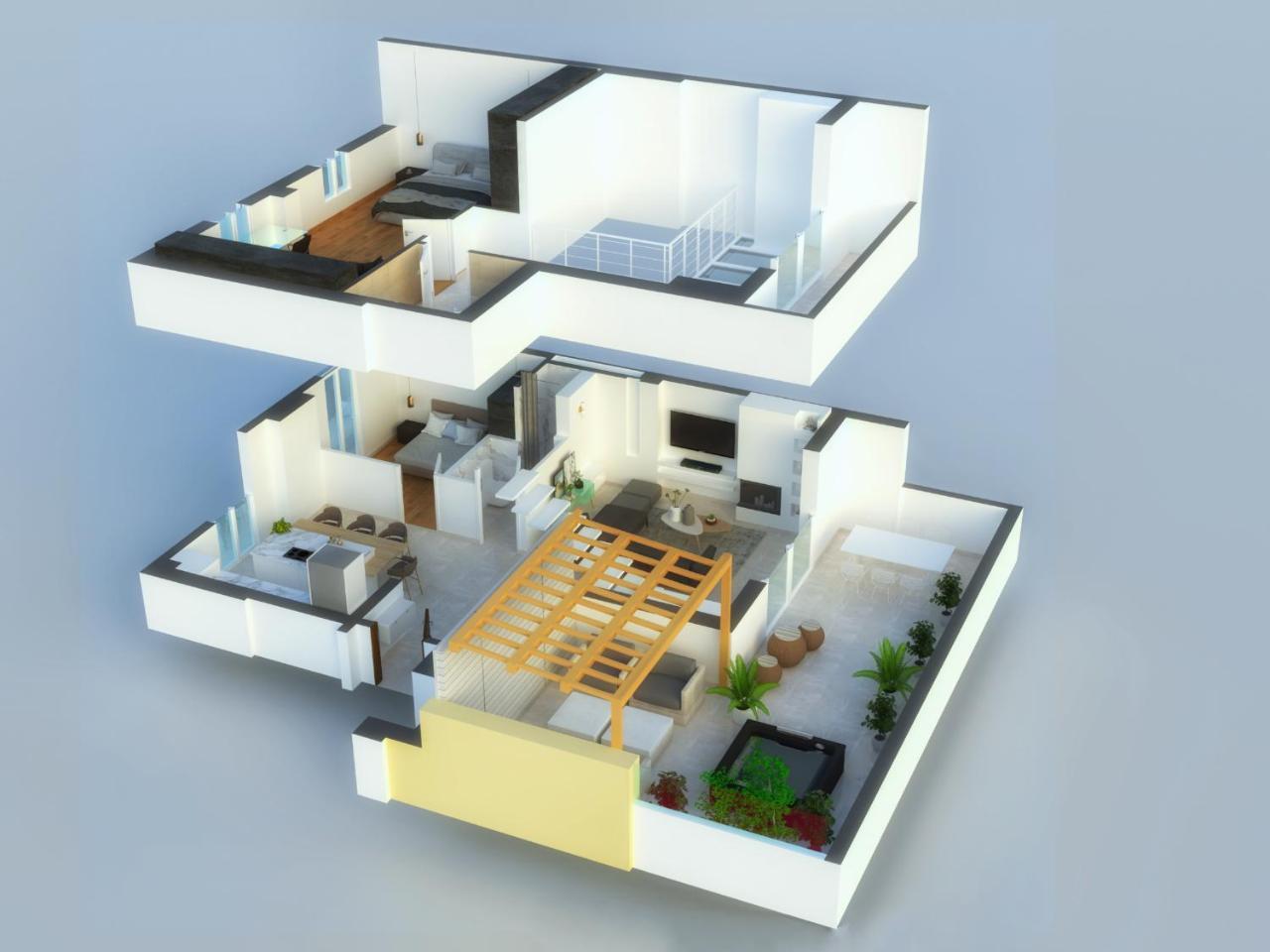 Athens Acropolis View Penthouse with Outdoor SPA